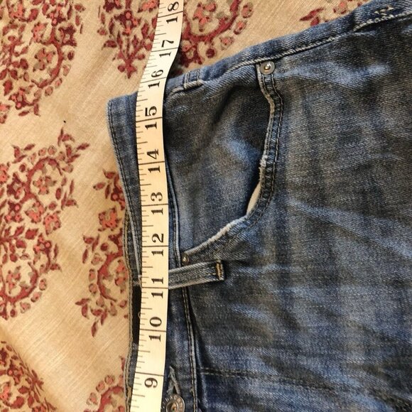 Adriano Goldschmied The Steve Ankle Slim Straight Ankle Jeans Women 31R Raw Hem - Picture 9 of 9